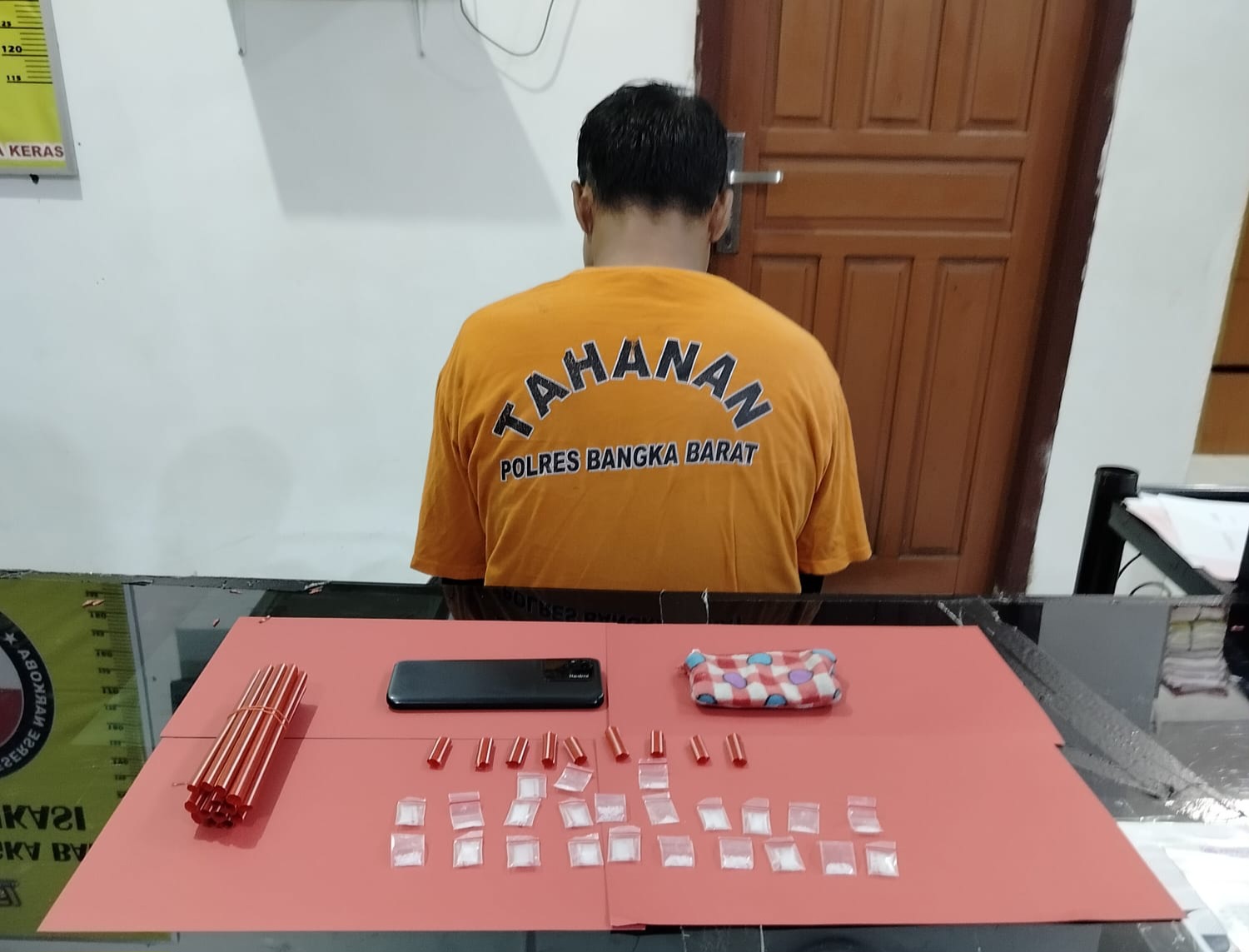 Bandar Narkoba Air Gantang Disikat Polres Bangka Barat
