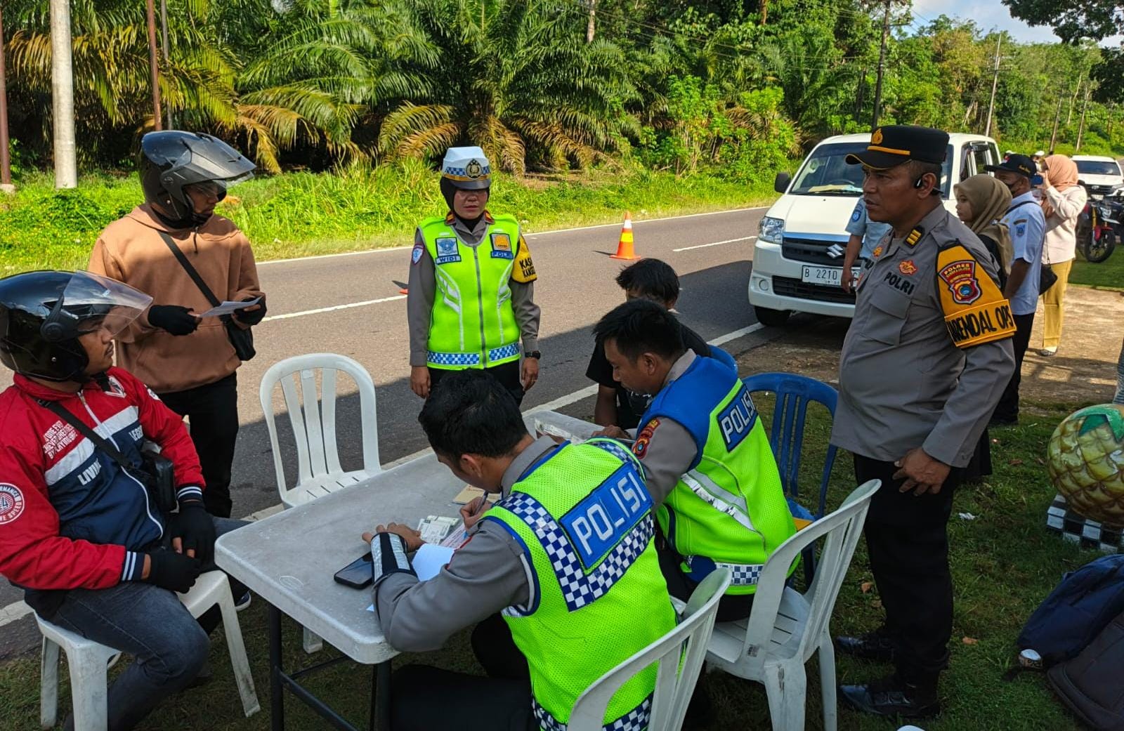 Operasi Gabungan Keselamatan Menumbing 2026, Puluhan Pengendara Kena Tegur 