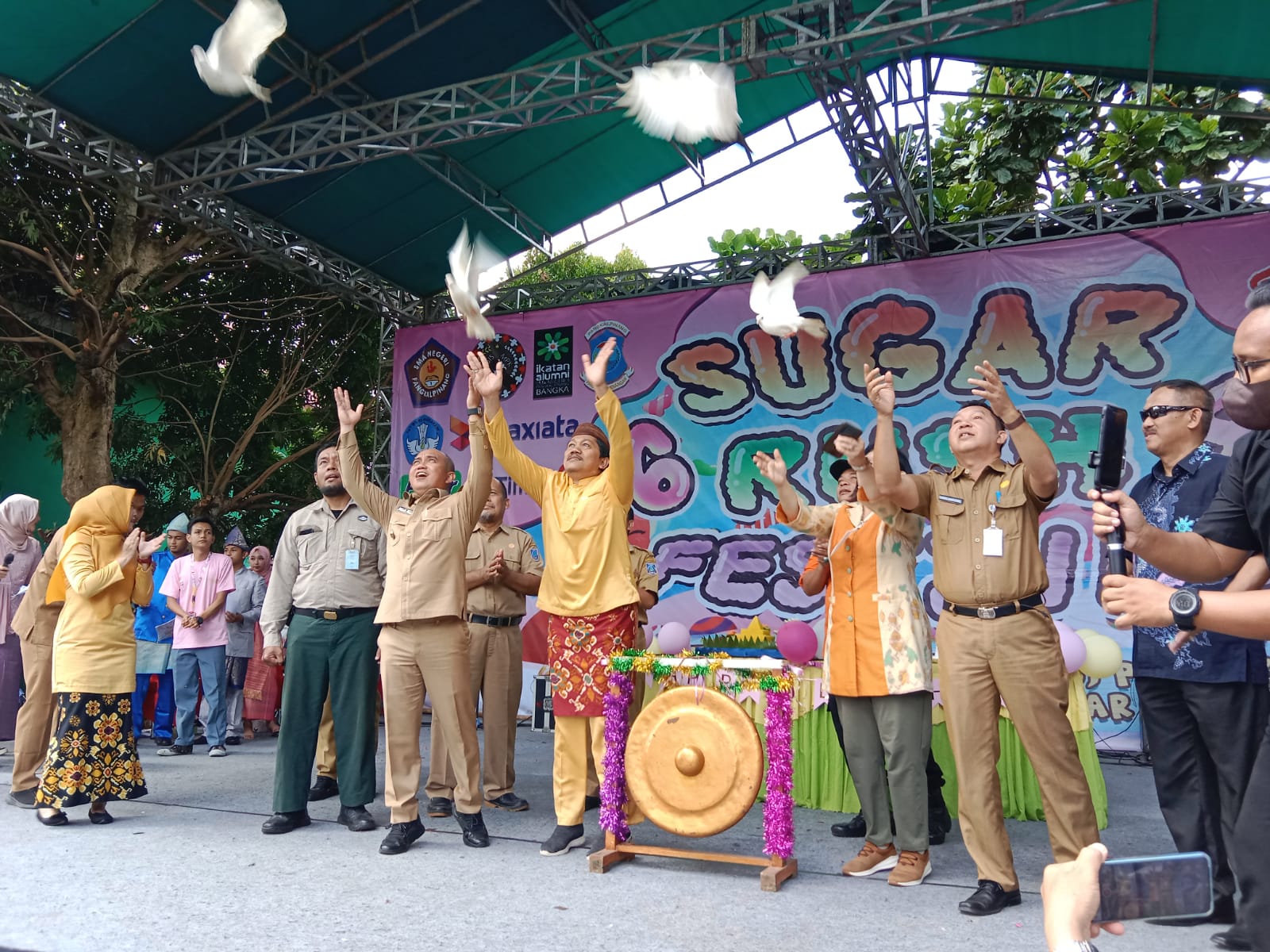 Wako Molen Hadiri Sugar Rush Festival Smansa, Ini Pesannya 