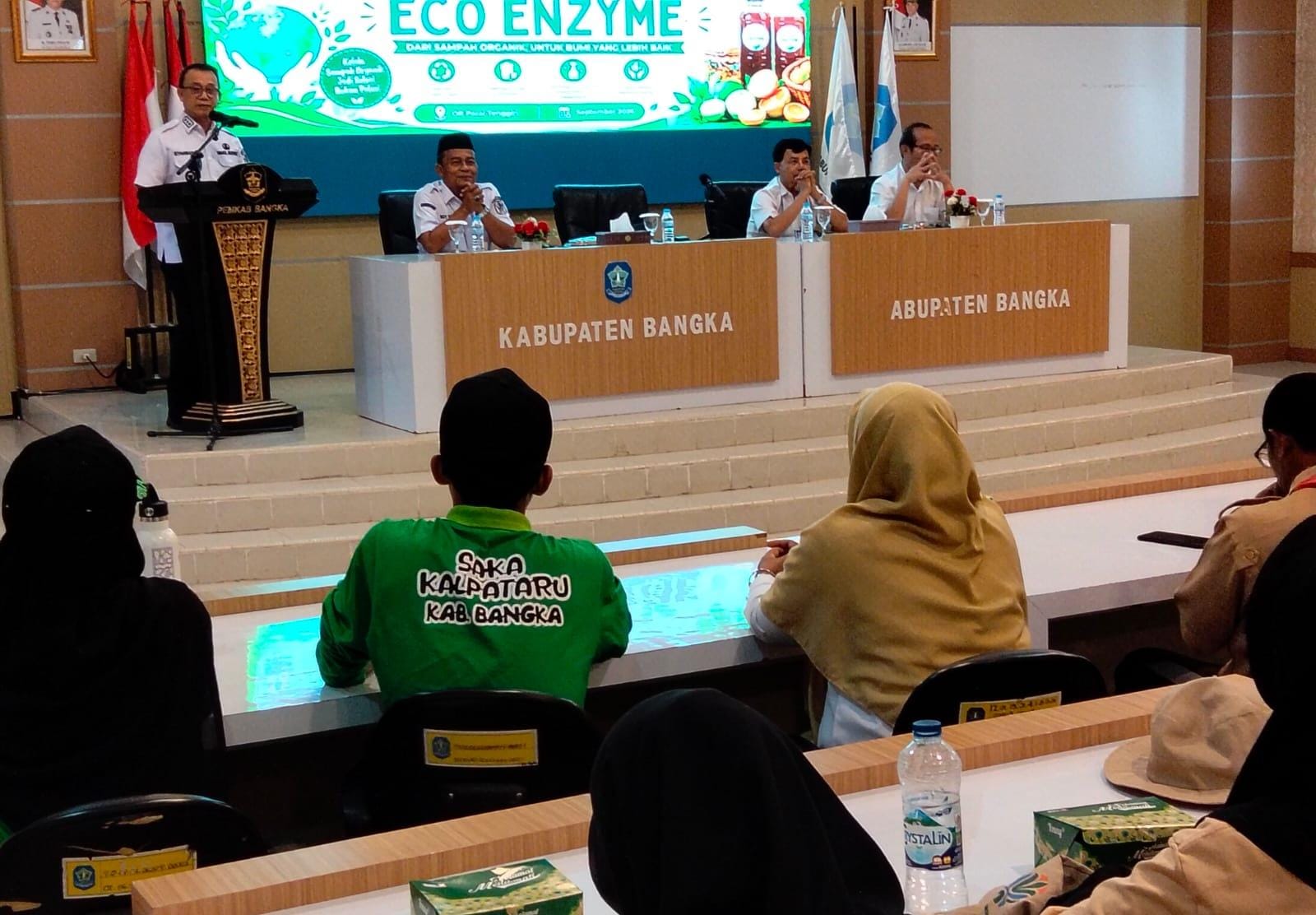 Wabup Bangka Buka Workshop Eco Enzyme: Langkah Sederhana Kelola Sampah Organik