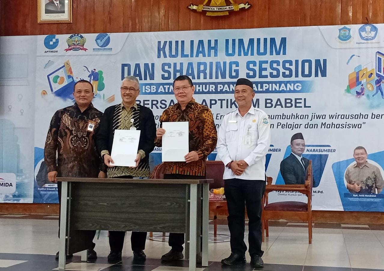 ​Wujudkan Pangkalpinang Smart, Pemkot Gandeng APTIKOM Cetak Technopreneur Muda