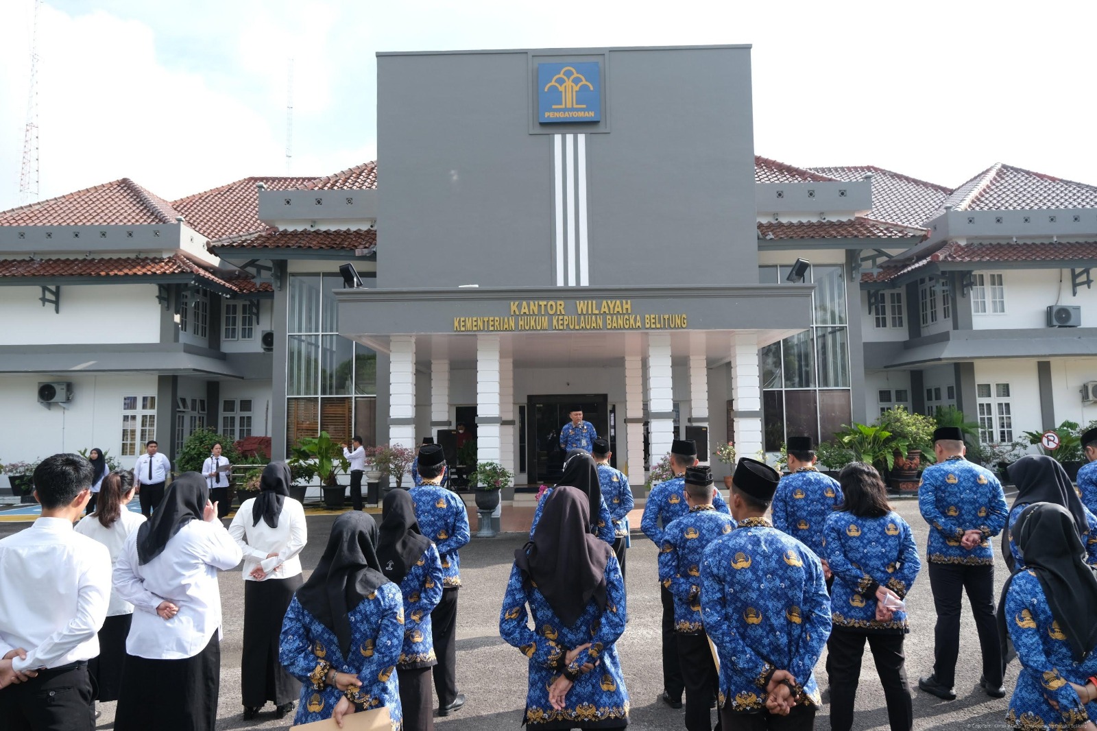 Kanwil Kemenkum Babel Gelar Apel Pagi: Penguatan Silaturahmi, Kesehatan ASN,dan Komitmen Sosialisasi KUHP Baru