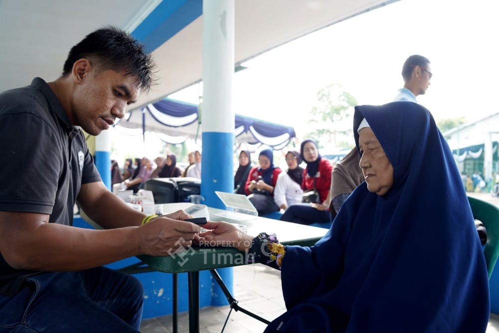 Tak Perlu Jauh dan Keluar Biaya, Warga Belinyu Serbu Pelayanan Kesehatan Gratis dari PT TIMAH 