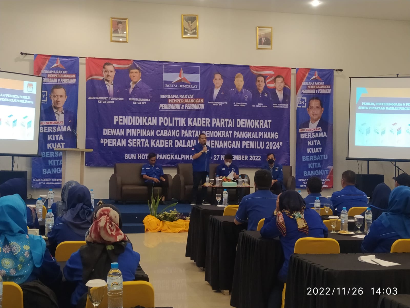 Sambut Pemilu 2024, Demokrat Pangkalpinang Bekali Kader Pendidikan Politik