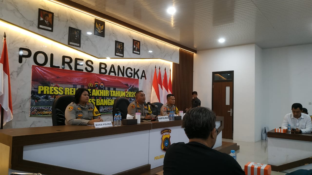 Kasus Menonjol 2024 di Polres Bangka, Penyekapan, Curanmor 17 TKP dan Pencurian Kotak Amal