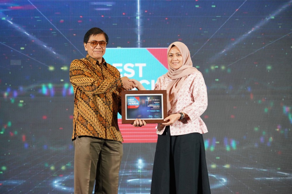 Tetap Tangguh Ditengah Kerasnya Tantangan Ekonomi, PT Timah Raih Penghargaan Best Stock Award 2025