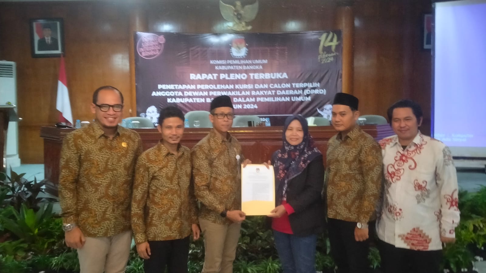 Ini 35 Anggota DPRD Terpilih yang Ditetapkan KPU Bangka