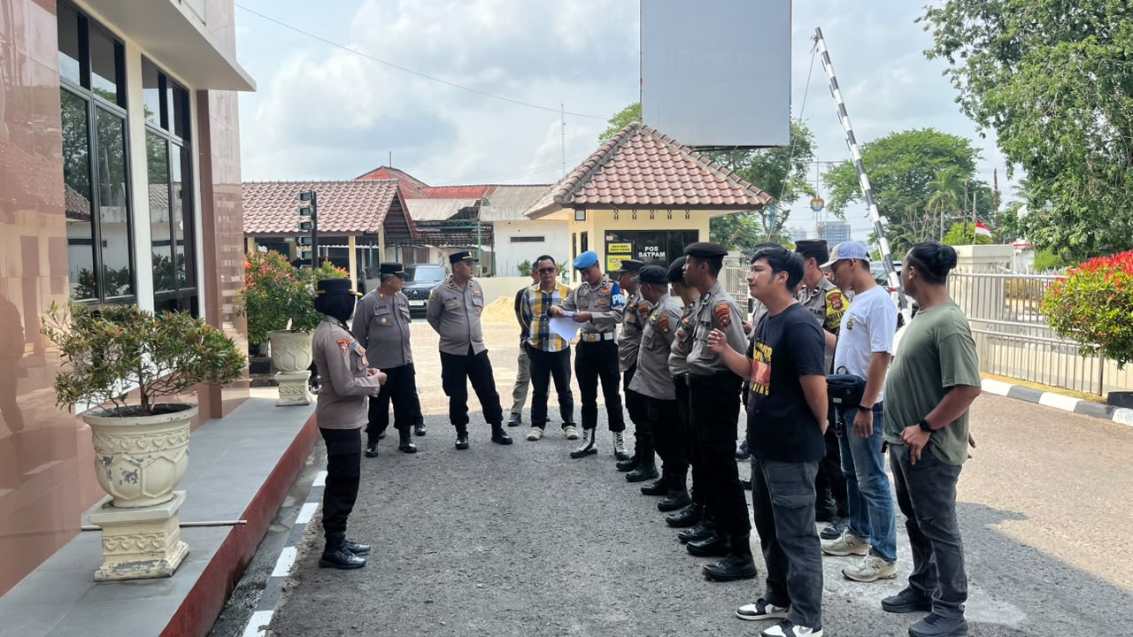 Polresta Pangkalpinang Kerahkan 30 Polisi Kawal Aksi Massa di PN