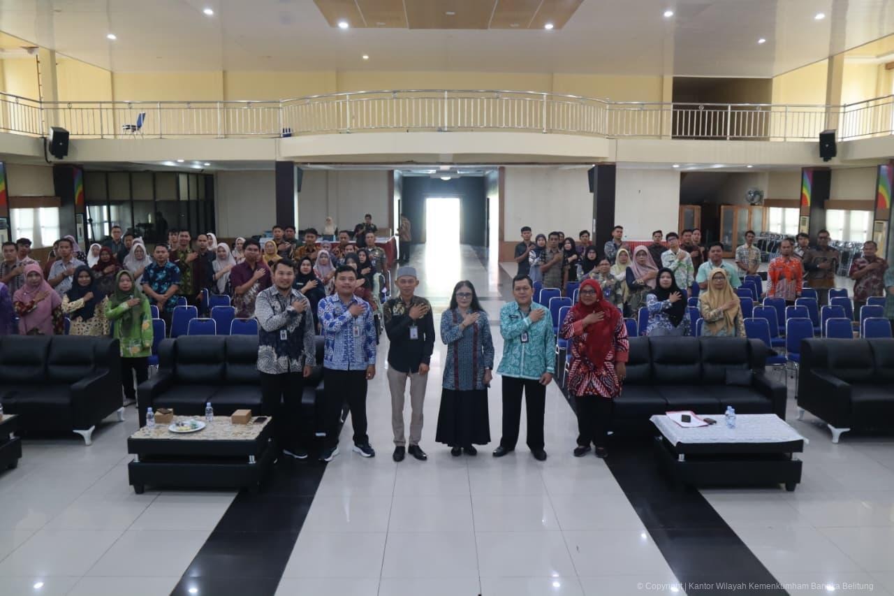 Optimalisasi Regulasi dan JDIH Desa: Kanwil Kemenkum Babel Hadir sebagai Narasumber Bimtek JDIH Beltim 2025