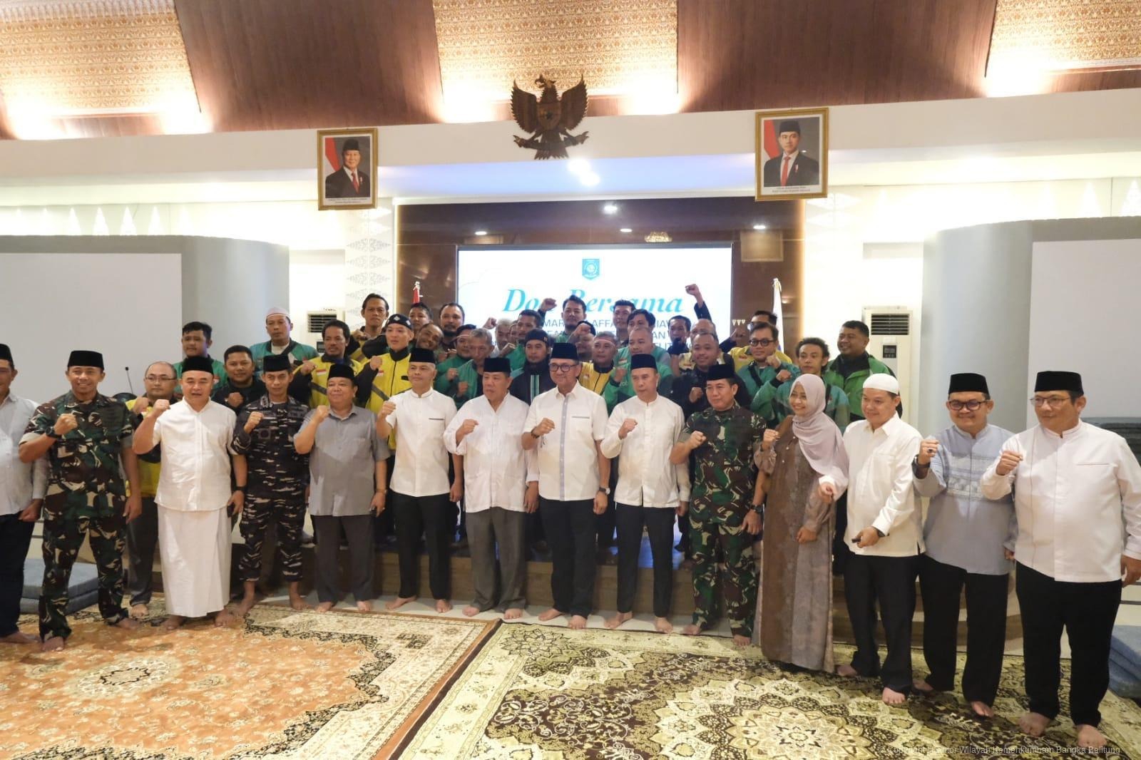 Kanwil Kemenkum Babel Hadiri Doa Bersama untuk Korban Driver Ojek Online
