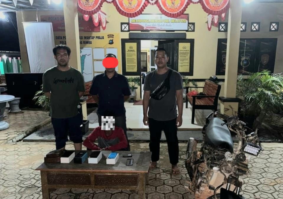 Masuk Dari Jendela, Ambil 2 Hp, Pak Kumis Berakhir Begini 