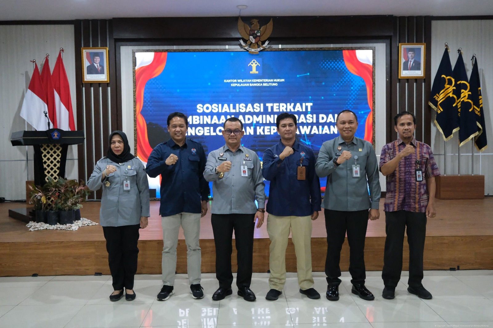 Kanwil Kemenkum Babel Gelar Sosialisasi Pembinaan Administrasi dan Pengelolaan Kepegawaian 2025