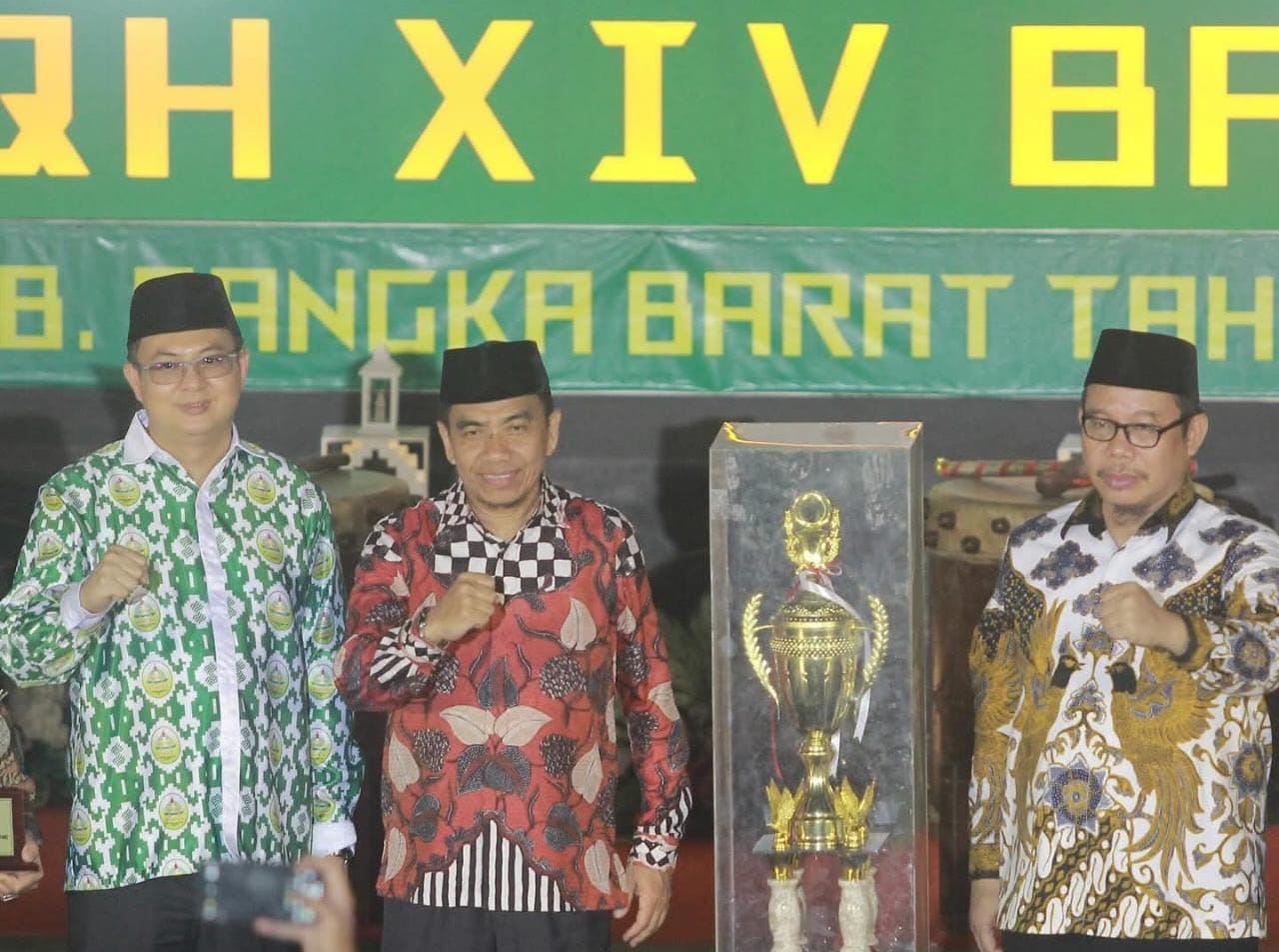 Kabupaten Bangka Kembali Bawa Pulang Piala Bergilir MTQH XIV