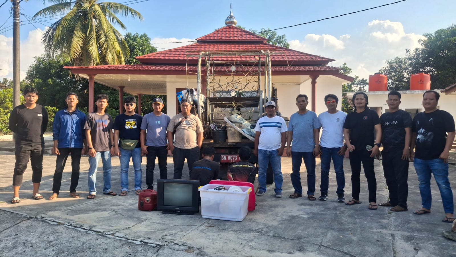 Polisi Amankan Pelaku Pencurian di Pondok Kebun Mudel