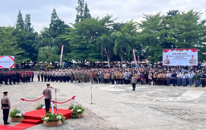 Pimpin Deklarasi Penolakan Geng Motor di Pangkalpinang, Kapolda Babel : Ini Komitmen Kita Bersama