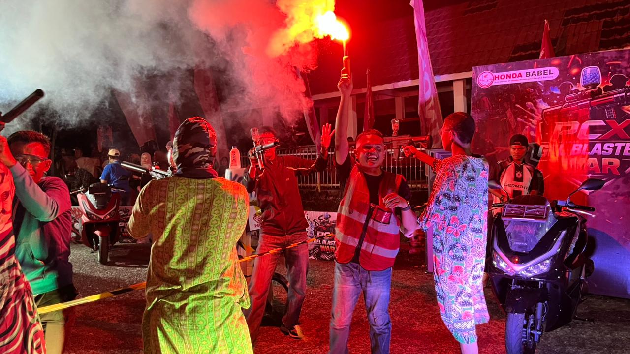 Honda Babel Hadirkan Keseruan PCX Gel Blaster War 2026