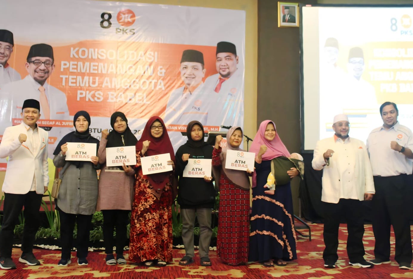 Launching ATM Beras, Sekjen PKS Intruksikan Kader Rebut Kemenangan di Babel Pada Pemilu 2024