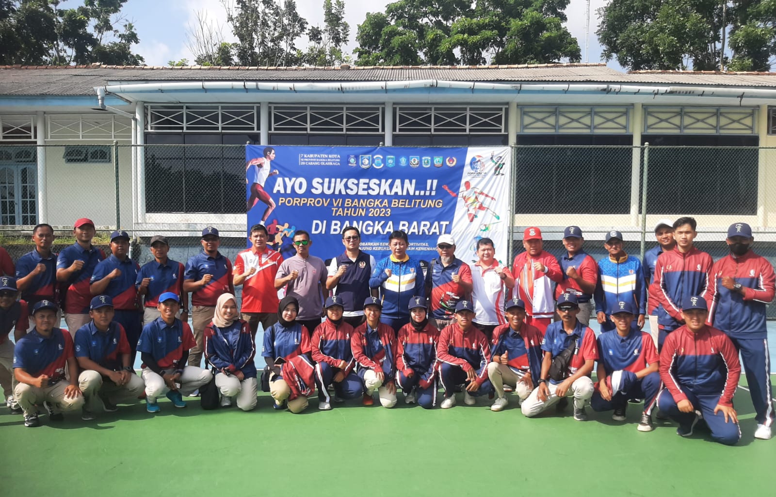 Porprov VI, Hari Ini Cabor Tenis Lapangan Sudah Bertanding