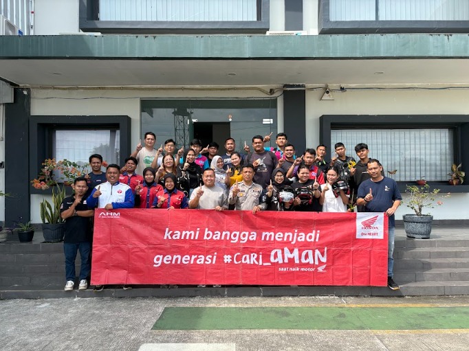 Honda Babel Gelar Edukasi Safety Riding Bersama PT. Belitung Distribusindoraya
