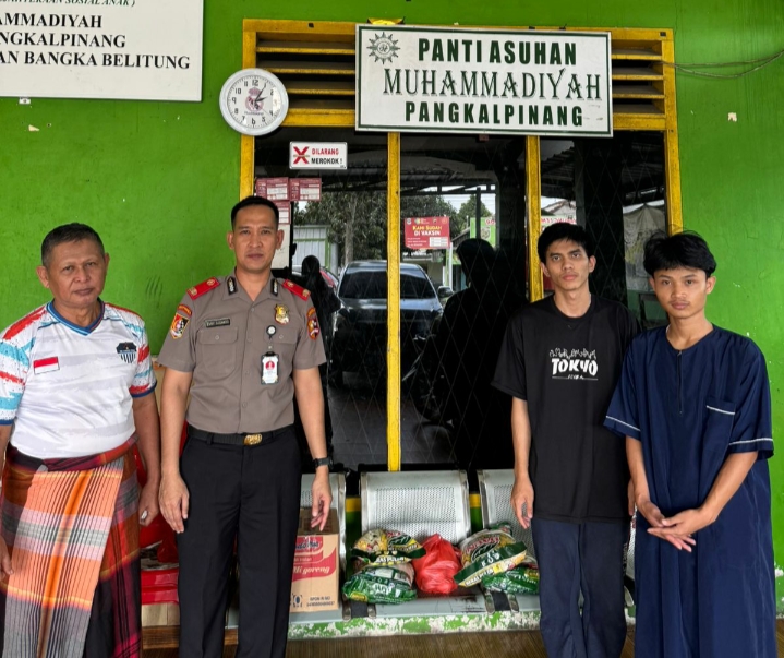 Serdik Sespimmen Polri Angkatan 65 Berbagi Kasih di Panti Asuhan Muhammadiyah Pangkalpinang