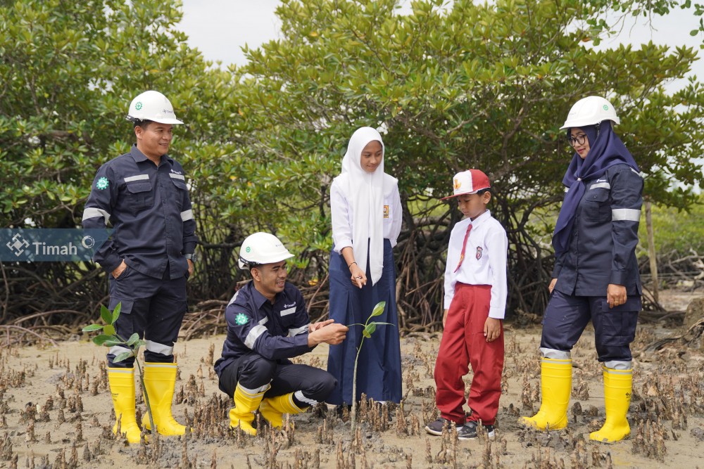 PT Timah Konsisten Dukung Kelestarian Lingkungan Melalui Program Penanaman Pohon Berkala