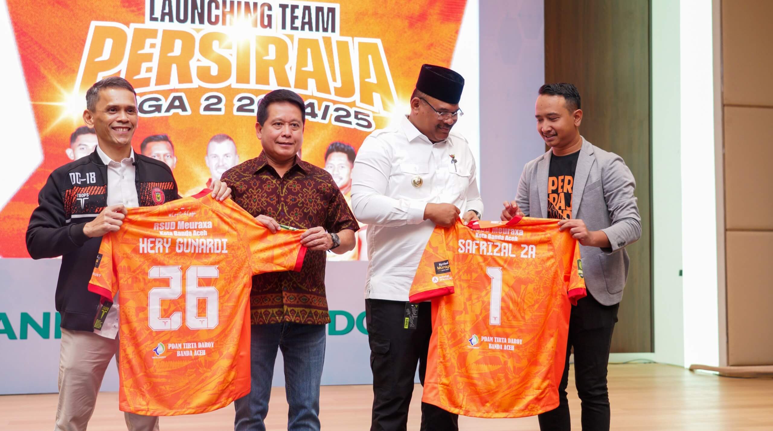 Resmi Sponsori Persiraja, BSI Harap Laskar Rencong Bisa Promosi ke Liga 1