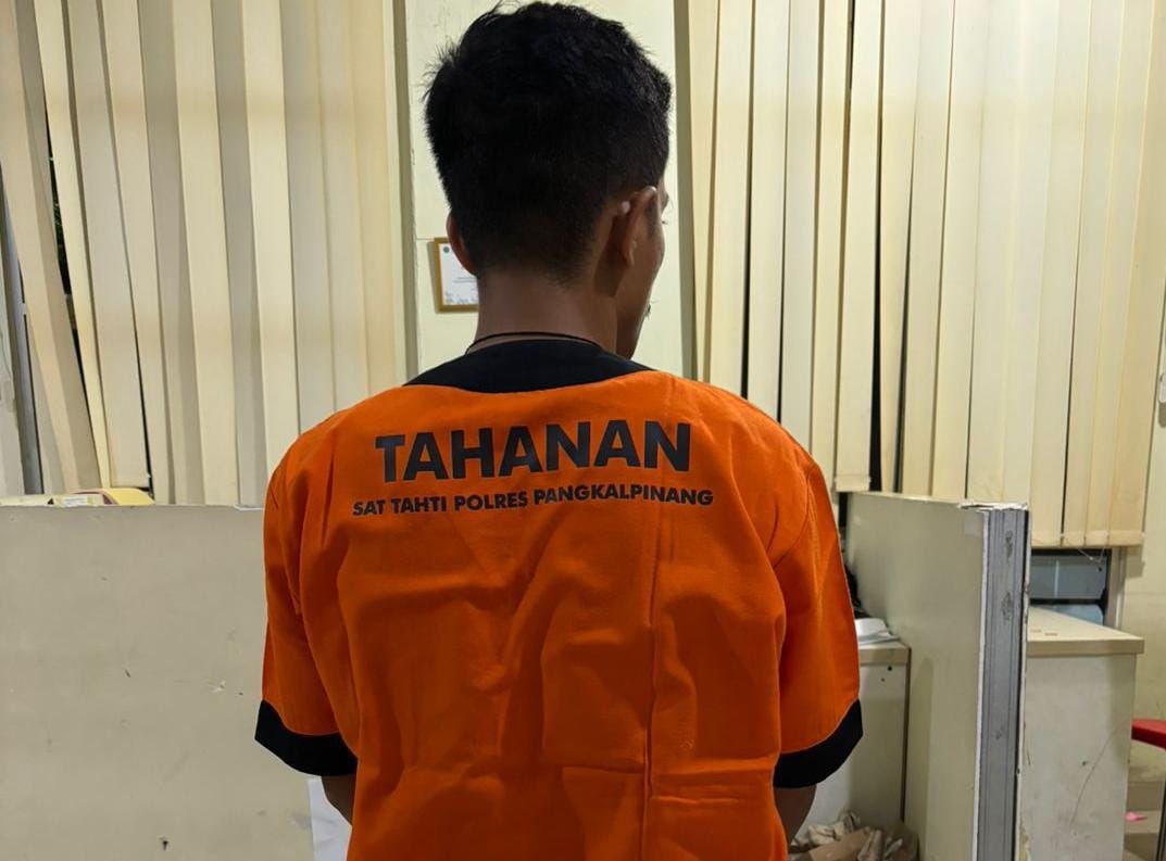 Sepekan Jadi Kurir Sabu, Kurnia Ditangkap Satres Narkoba Polresta Pangkalpinang