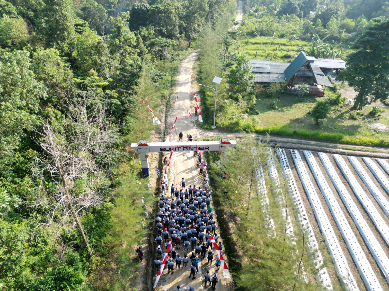 Dukung Bukit Pinteir di Ajang API Award 2023, Timah Trail Run Dijajal Ratusan Pelari