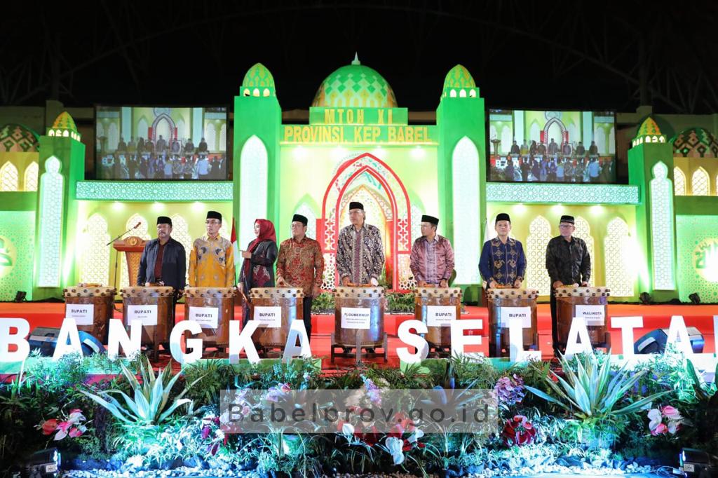 MTQH ke-11 Tingkat Provinsi Resmi Ditutup, Bangka Tengah Raih Juara Umum 