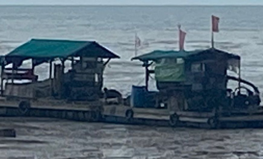 Bandel, Akhirnya Polairud dan TNI AL Tindak Tambang Ilegal di Teluk Inggris