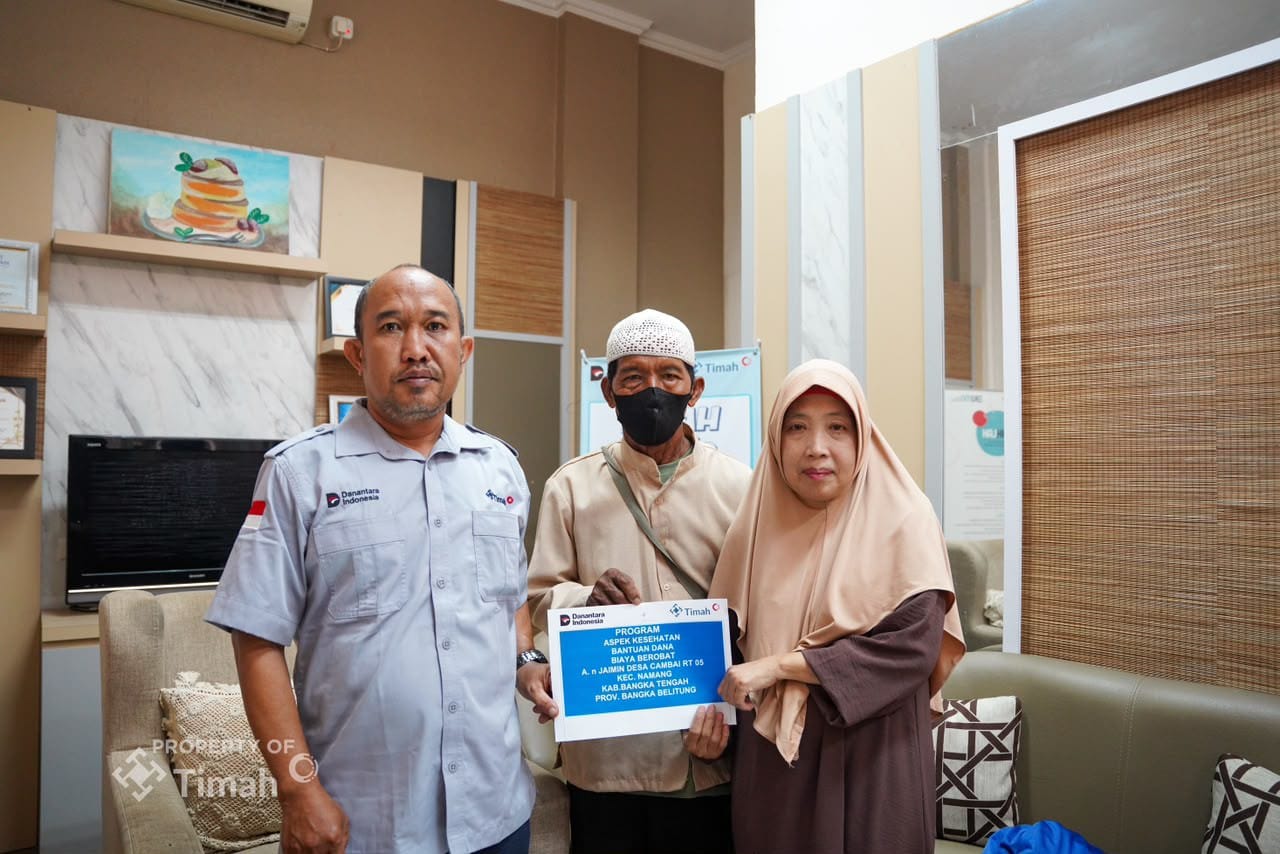 Enam Tahun Berjuang Melawan Sakit, PT Timah Bantu Biaya Pengobatan Jaimin   
