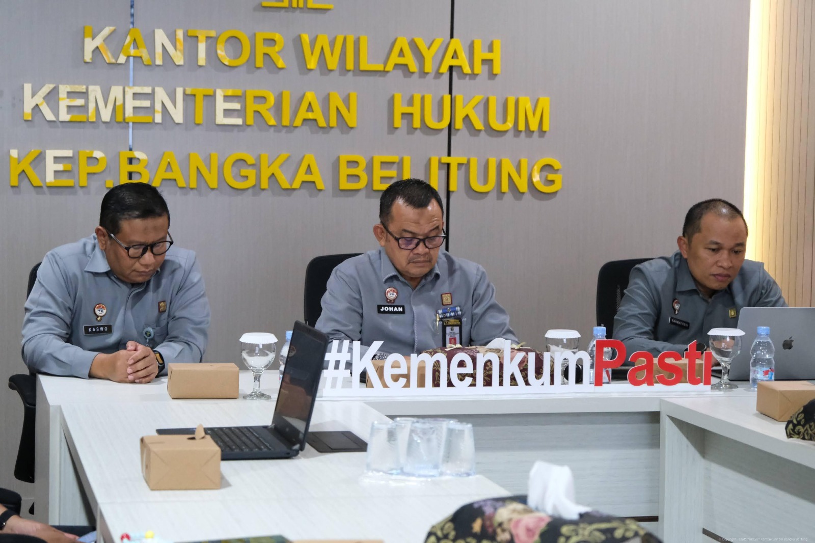 Kanwil Kemenkum Babel Mengikuti Supervisi Tindaklanjut Pagu Anggaran Tahun 2026