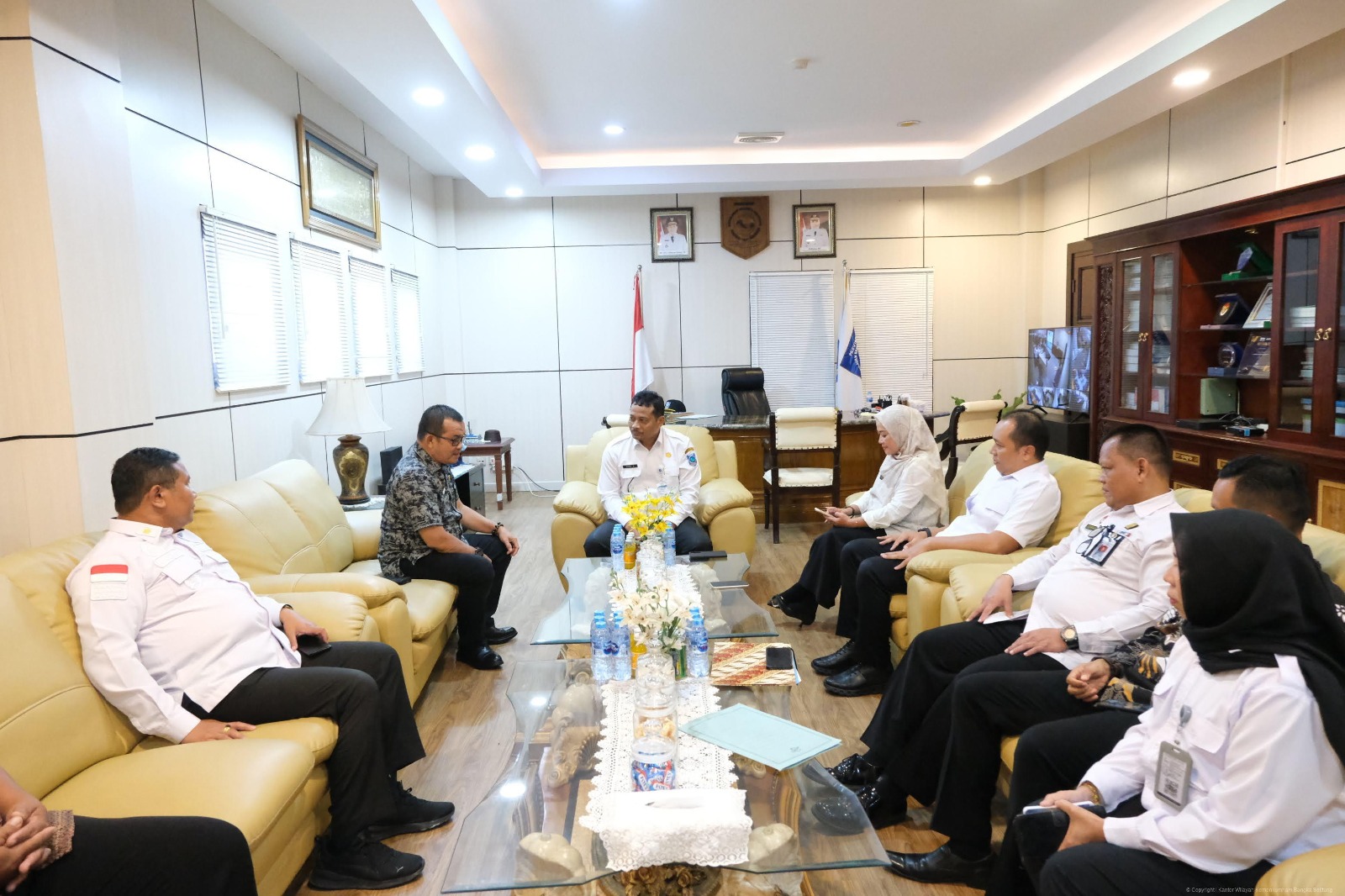 Kanwil Kemenkum Babel Audiensi dengan Sekda Provinsi Babel Bahas Peresmian 100% Posbakum