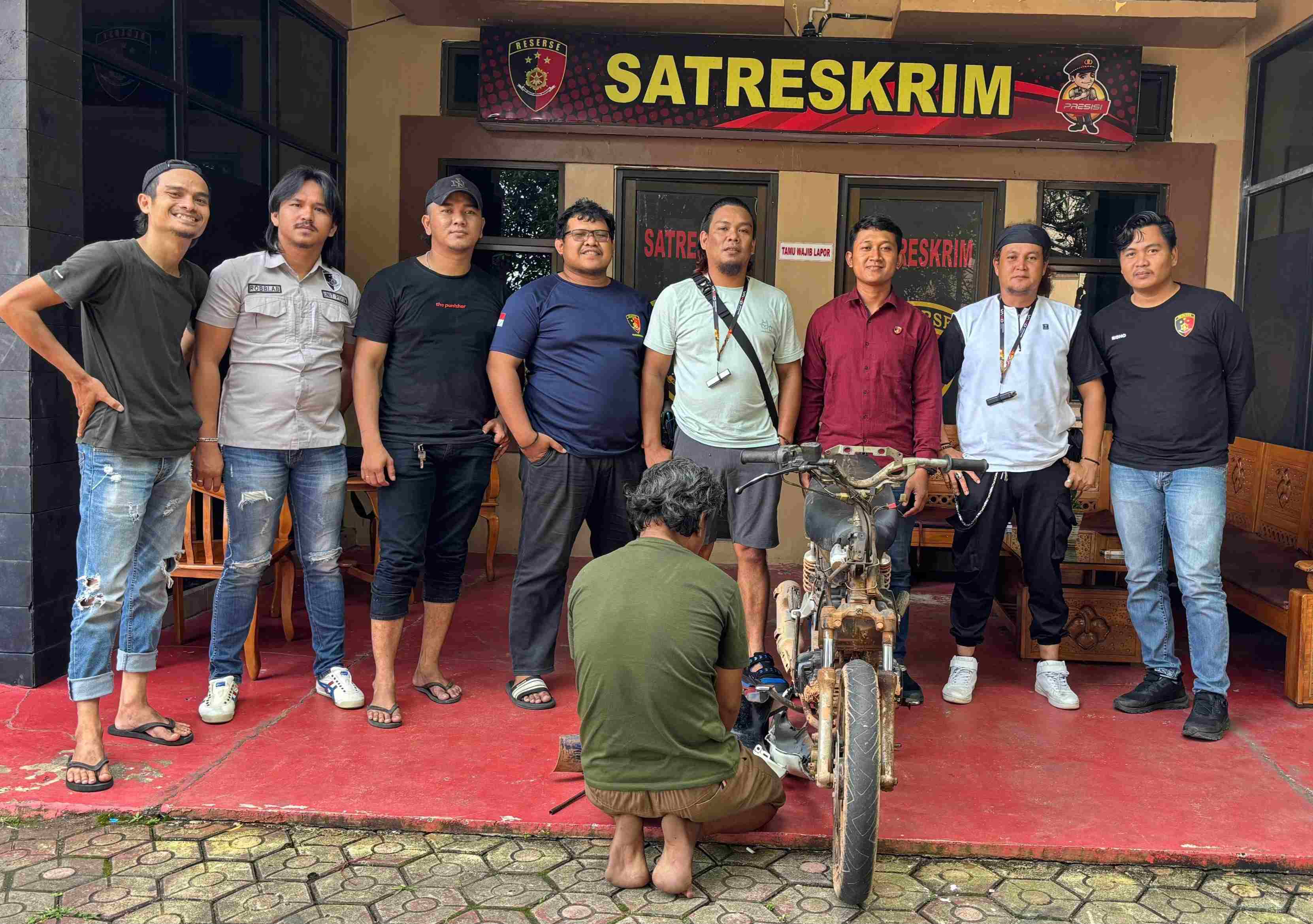Motor Petani Rias Dicuri, Ditemukan Dalam Kondisi Dipreteli