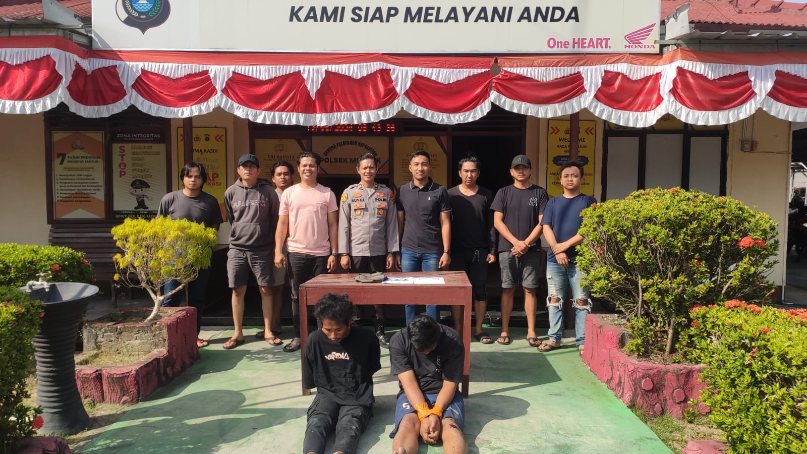 Bobol Jok Motor Penjual Ikan,  Aksi 2 Pemuda di Mentok Ini Terekam CCTV Masjid