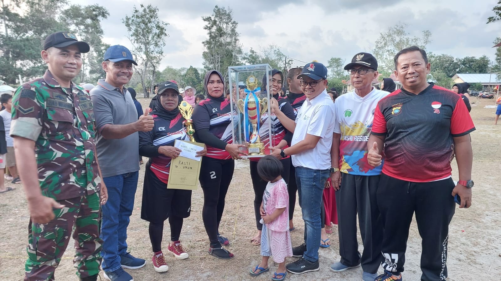 Selama 12 tahun PT Timah Tbk Mendukung Piala Kasti Bergilir di Kecamatan Gantung   