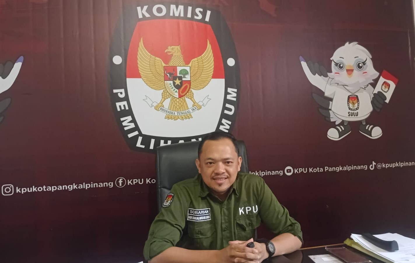 KPU Kota Pangkalpinang Menunggu Surat Resmi dari KPU RI untuk Penetapan WaliKota Terpilih