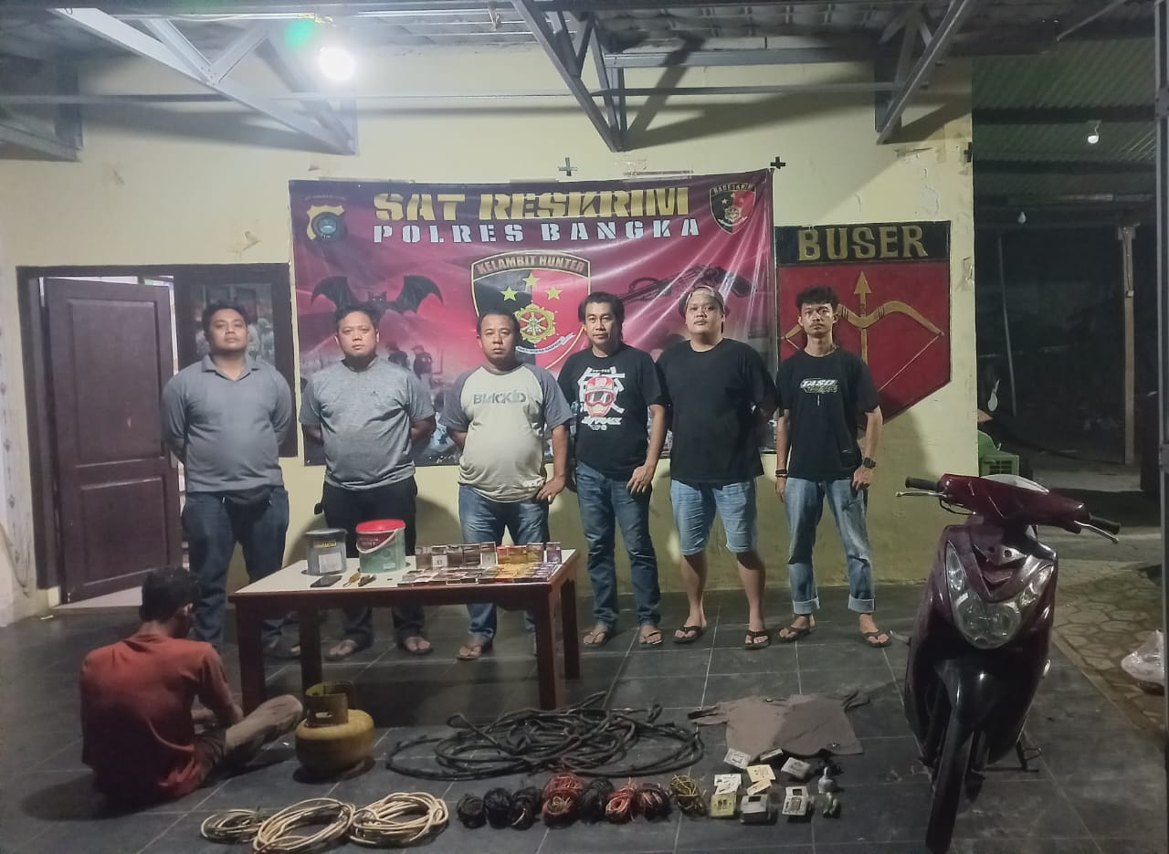 Jejak Kriminal Spesialis Pencuri Kabel Berakhir, Pelaku Beraksi di 11 TKP