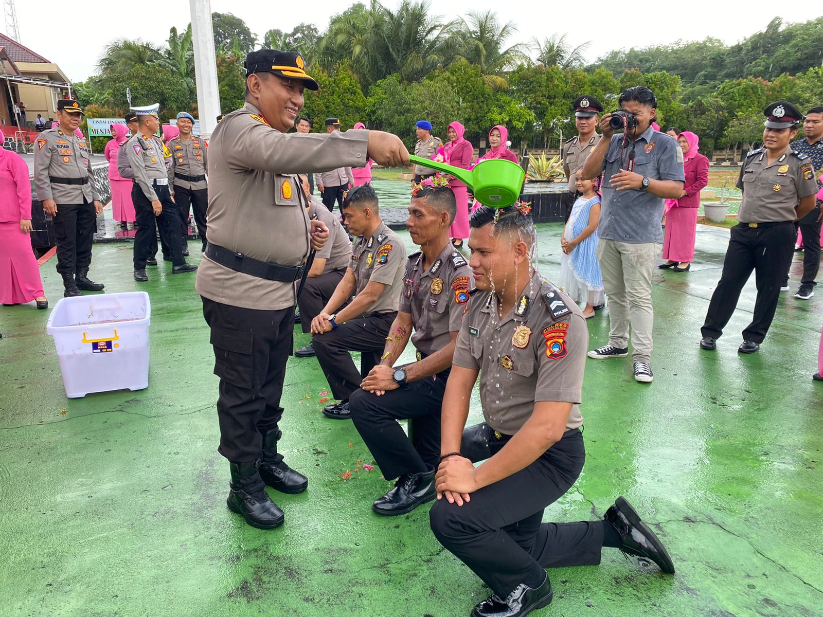 Selamat... 36 Personel Polres Basel Naik Pangkat