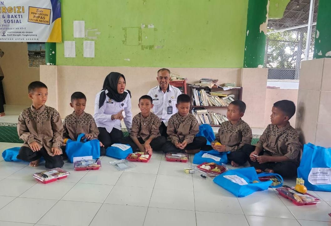 Lapas Pangkalpinang Tebar Empati Lewat Penyaluran MBG dan Baksos di LKSA Ad Dhuhaa