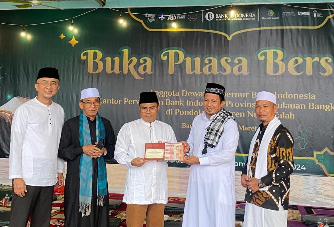 Pererat Sinergi dan Silaturahmi, BI Babel Buka Puasa Bersama di Pondok Pesantren Nurul Falah