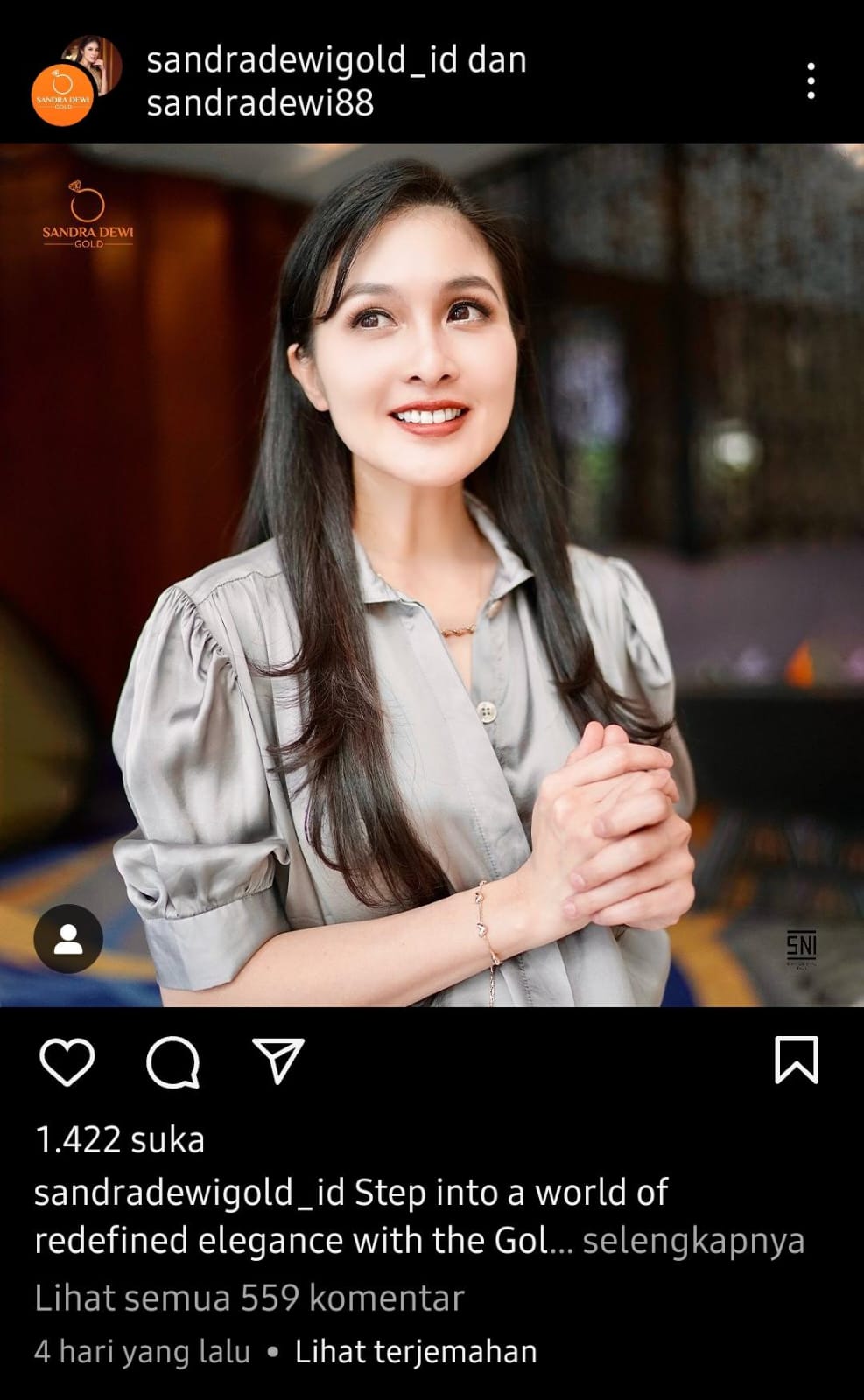 Sandra Dewi Belum Boleh Jenguk Suami, Sempat Bilang Suami Suka 'Beramal'