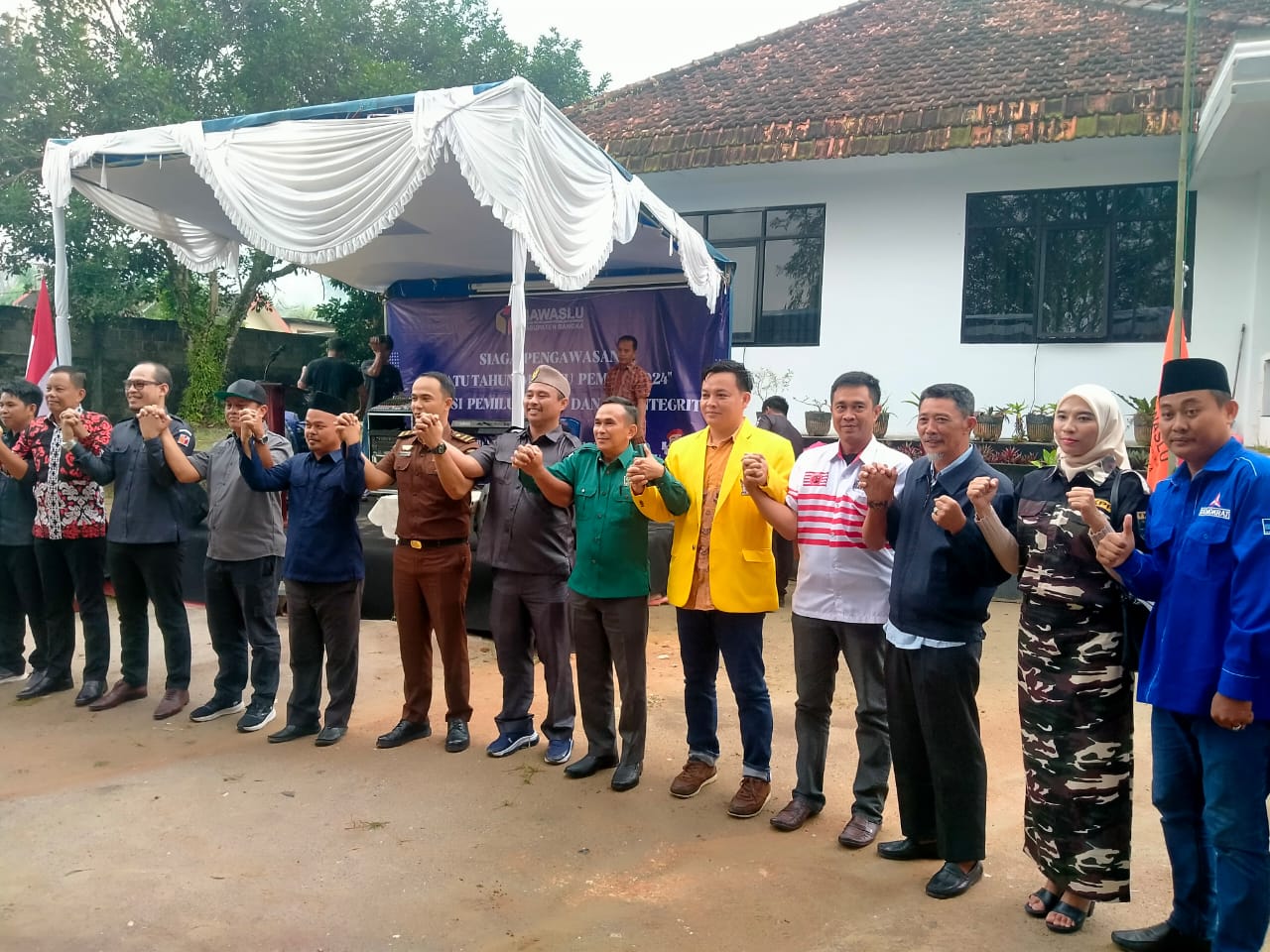 Satu Tahun Menuju Pemilu 2024, Bawaslu Bangka Luncurkan 