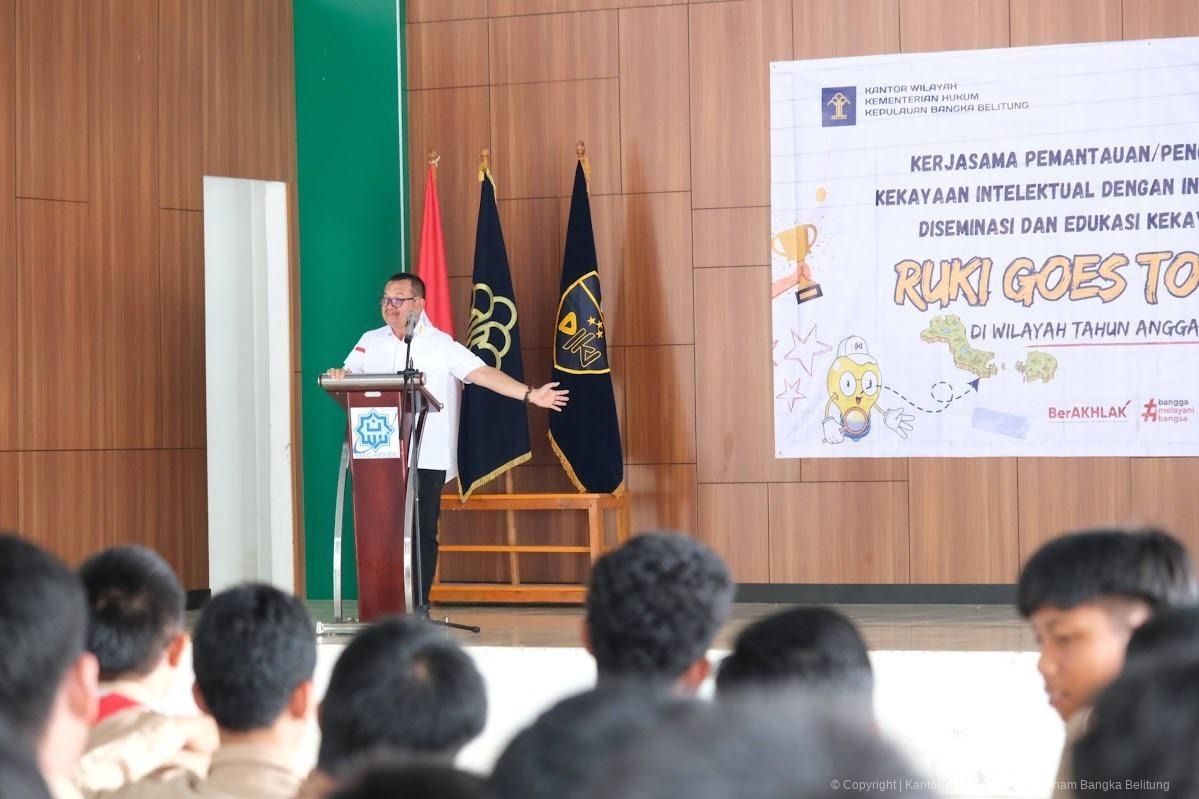 Permohonan Kekayaan Intelektual di Kemenkum Babel Capai 814 pada Triwulan III Tahun 2025