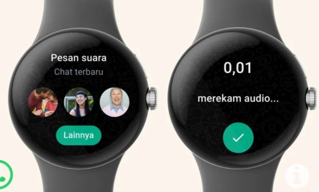 Makin Mudah, WhatsApp Kini Bisa Lewat Jam Tangan 