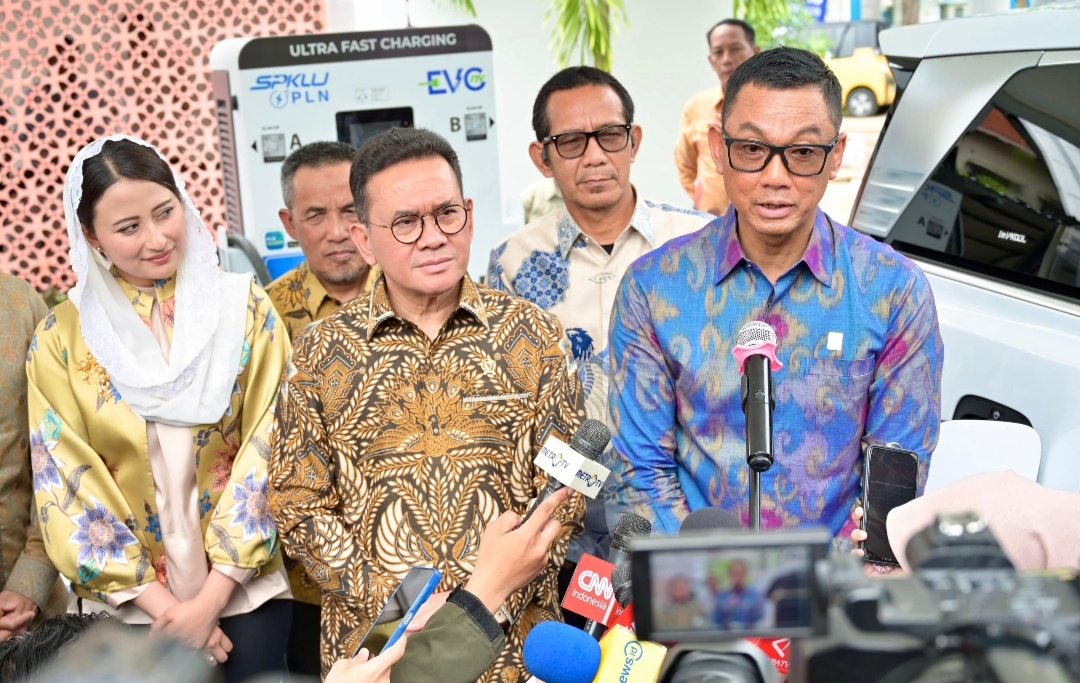 Kolaborasi PLN dan Kementerian Perdagangan Hadirkan SPKLU Ultra Fast Charging