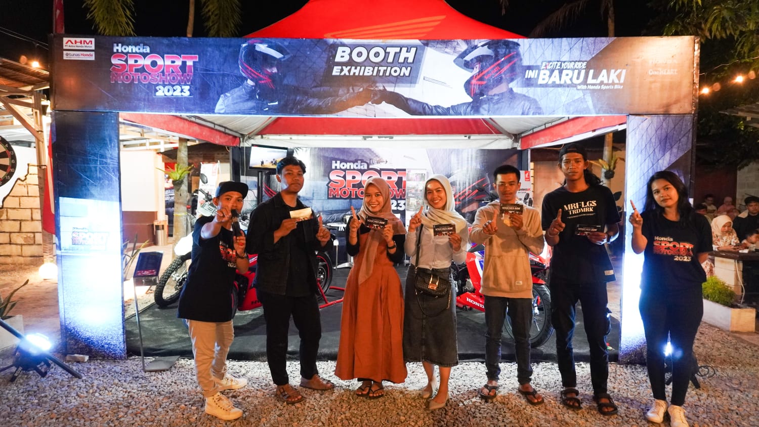 HONDA SPORT MOTOSHOW 2023 PIKAT PERHATIAN MASYARAKAT BELITUNG, BANYAK KESERUAN & PENAWARAN MENARIK