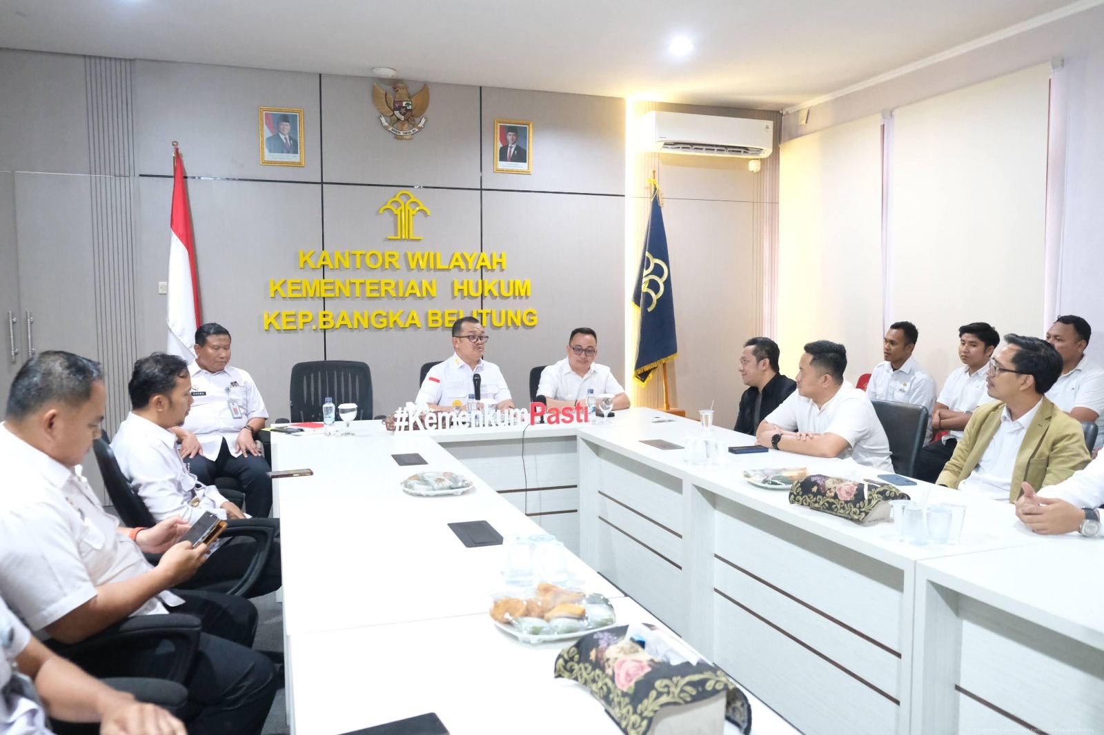 Kanwil Kemenkum Babel dan HIPMI Bangka Belitung Jalin Sinergi Penguatan Kesadaran Hukum dan Perlindungan Usaha