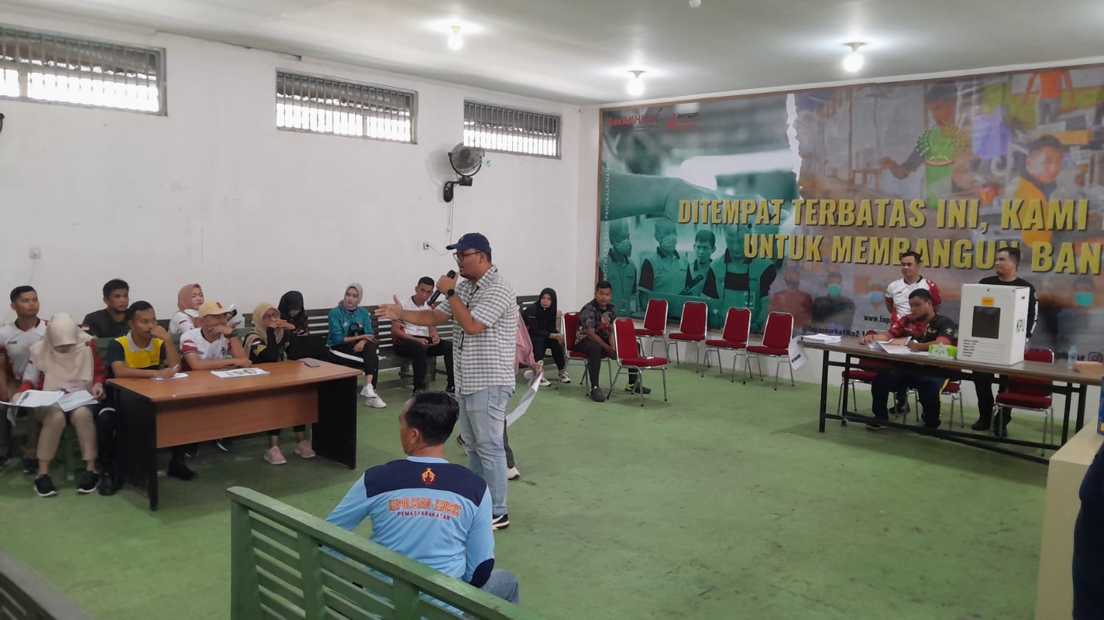 Matangkan Persiapan Jelang Pemilu 2024, Lapas Narkotika Pangkalpinang Gelar Simulasi Pemilu