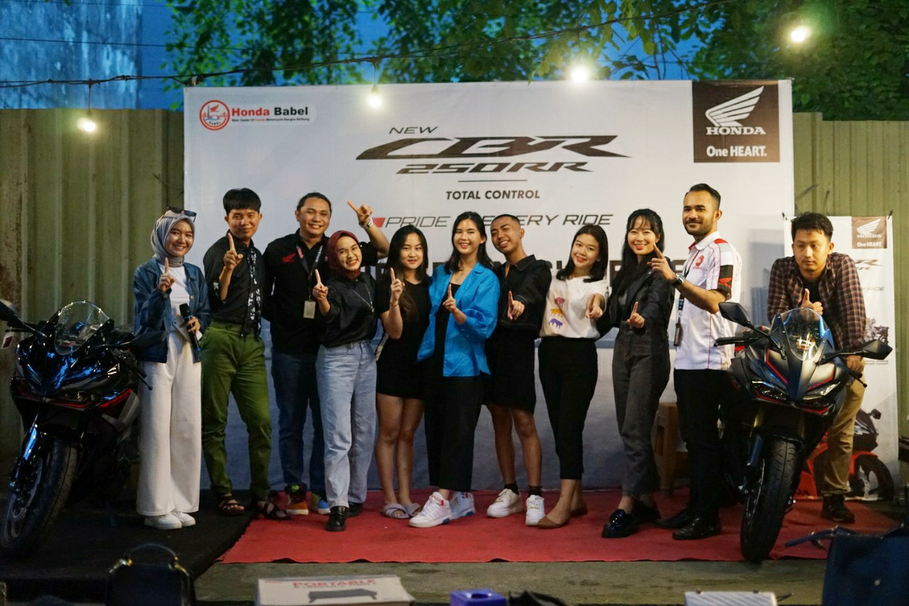 Giliran New Honda CBR 250RR, Honda Babel Resmi Perkenalkan di Bangka Belitung